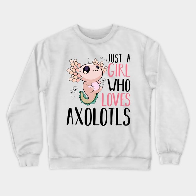 Axolotl Crewneck Sweatshirt by Lumio Gifts